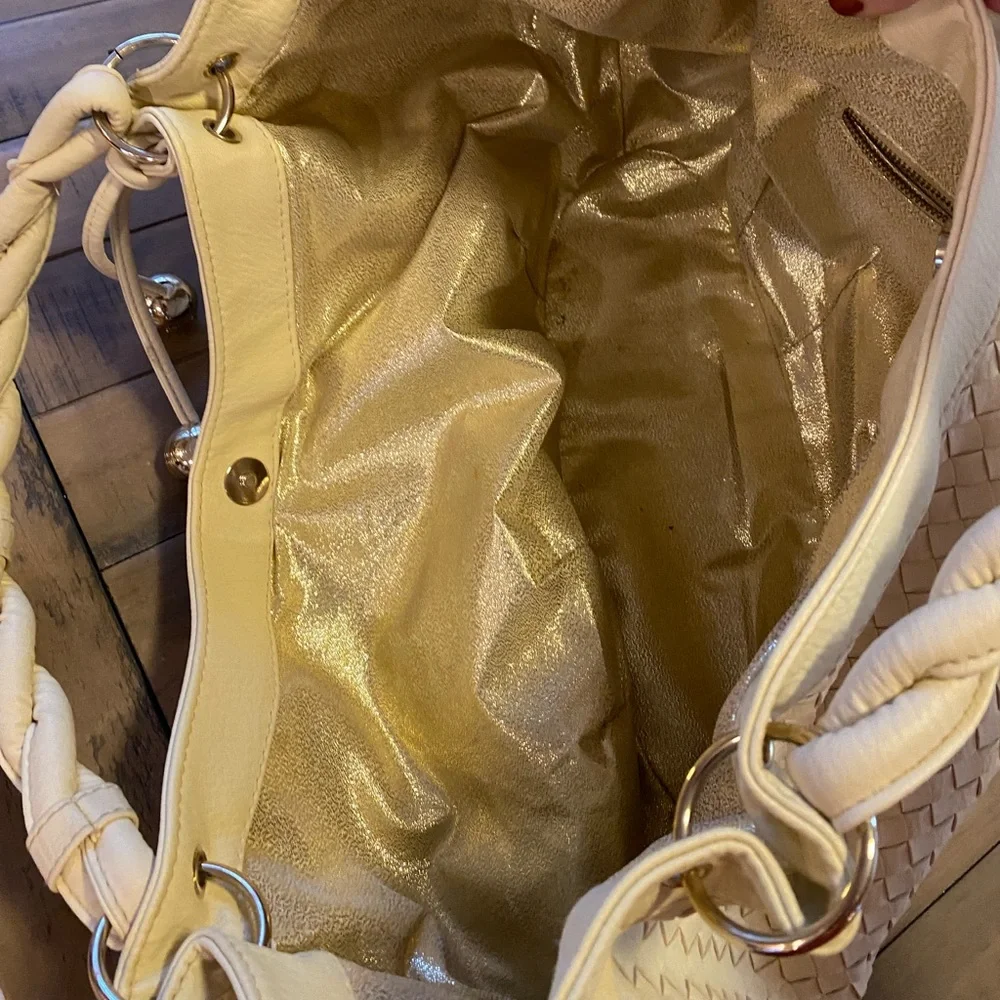 🤩 NWOT Loeffler Randall For Target Bag 🤩 Woven Bottega Veneta Lookalike! - Picture 8 of 8